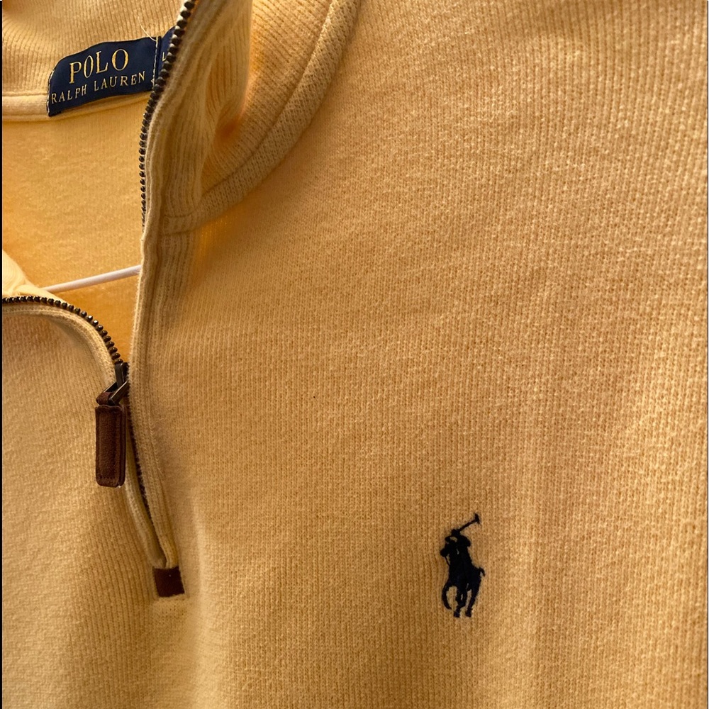 Ralph Lauren Polo Quarter-Zip Sweater Large